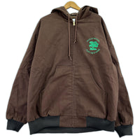 ブルゾン PLUSLbyXLARGE PLACTIVEJACKET 茶 (XL) ブラウン