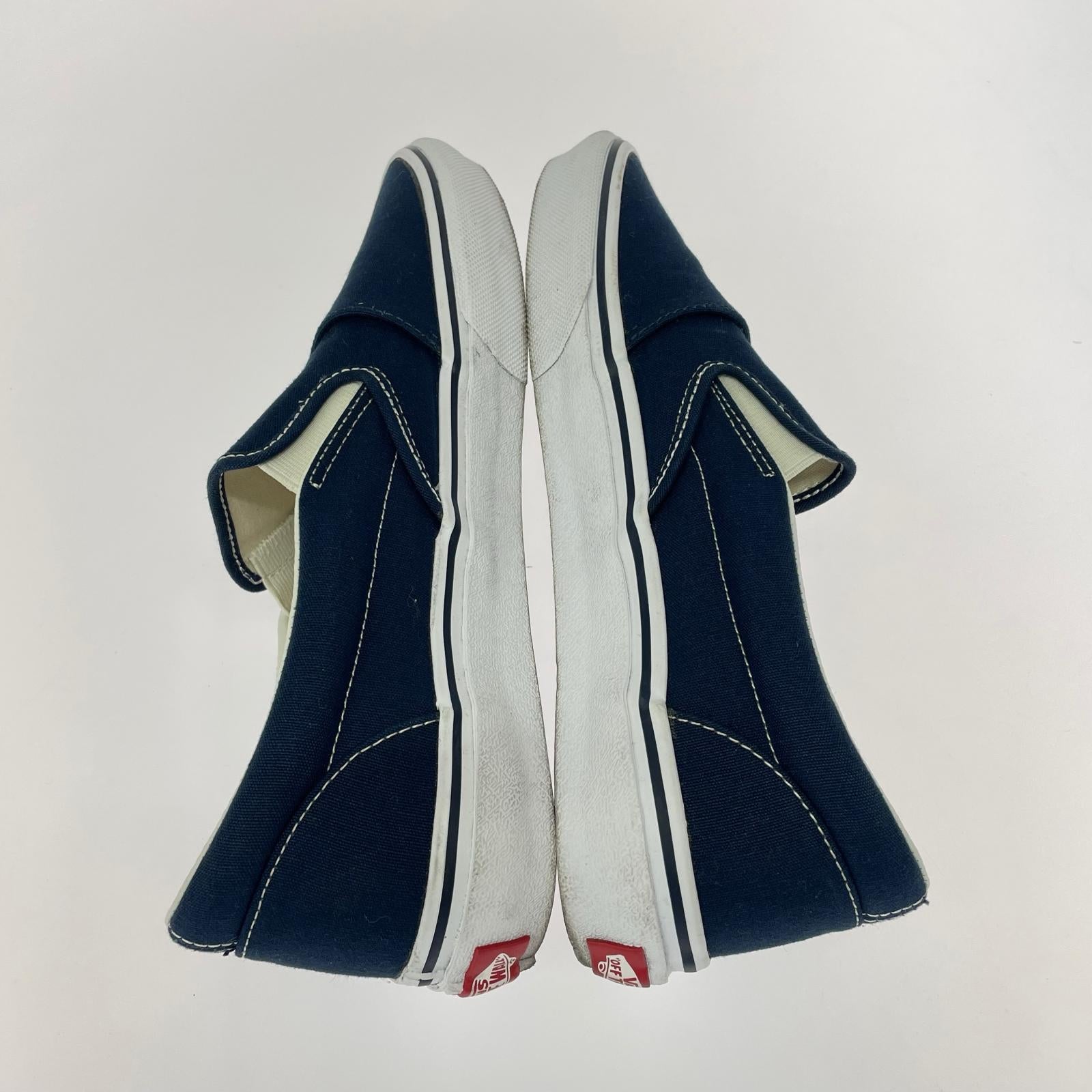 スニーカー ×beams/slip-on/26.5 26.5cm (US8 1/2 UK8 EU43) ネイビー
