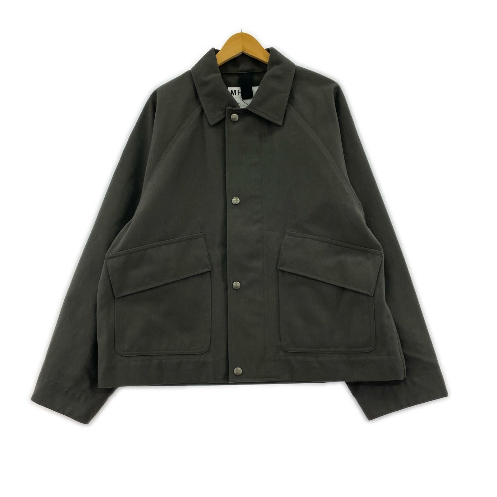 ジャケット COTTON WOOL DRILL BLOUSON/L L グレー
