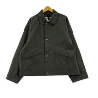 ジャケット COTTON WOOL DRILL BLOUSON/L L グレー