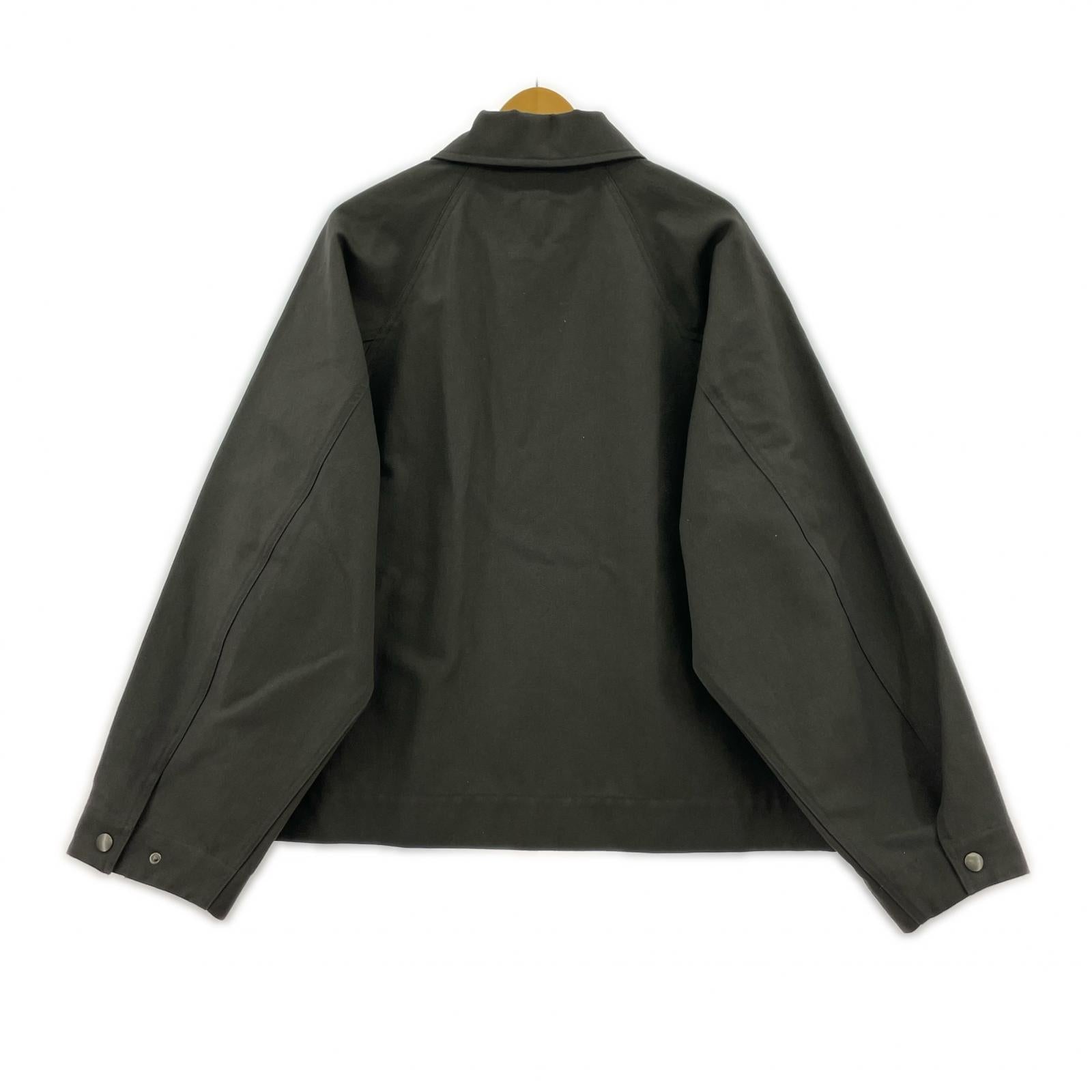 ジャケット COTTON WOOL DRILL BLOUSON/L L グレー