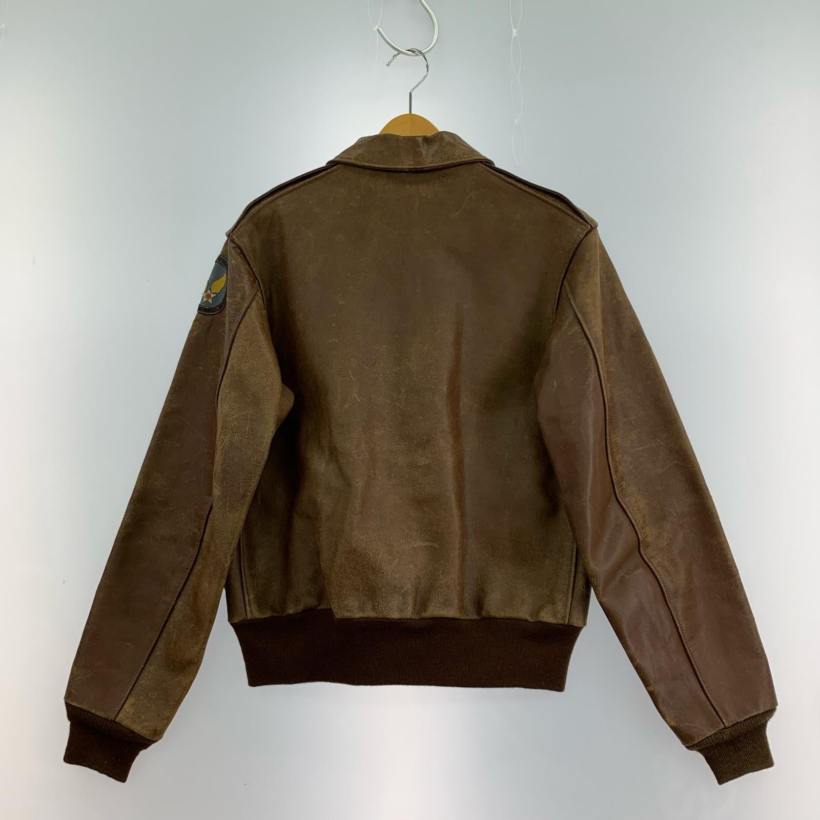 ジャケット A-2 McCOYジップ 茶（40） 40 ブラウン