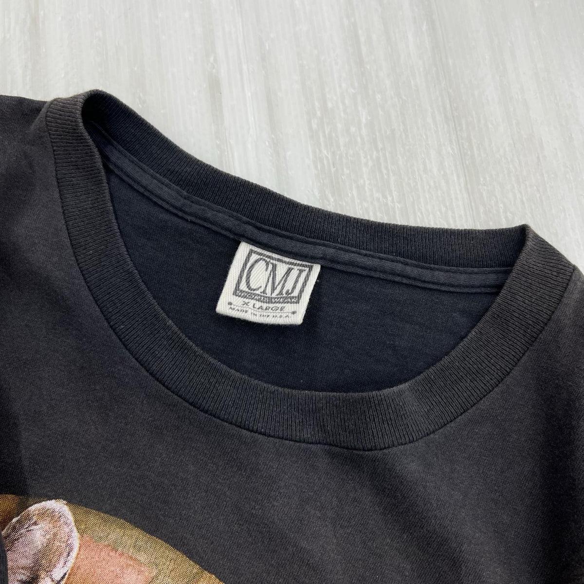 半袖Ｔシャツ CMJ 90s SSﾌﾟﾘﾝﾄTee BLK ブラック