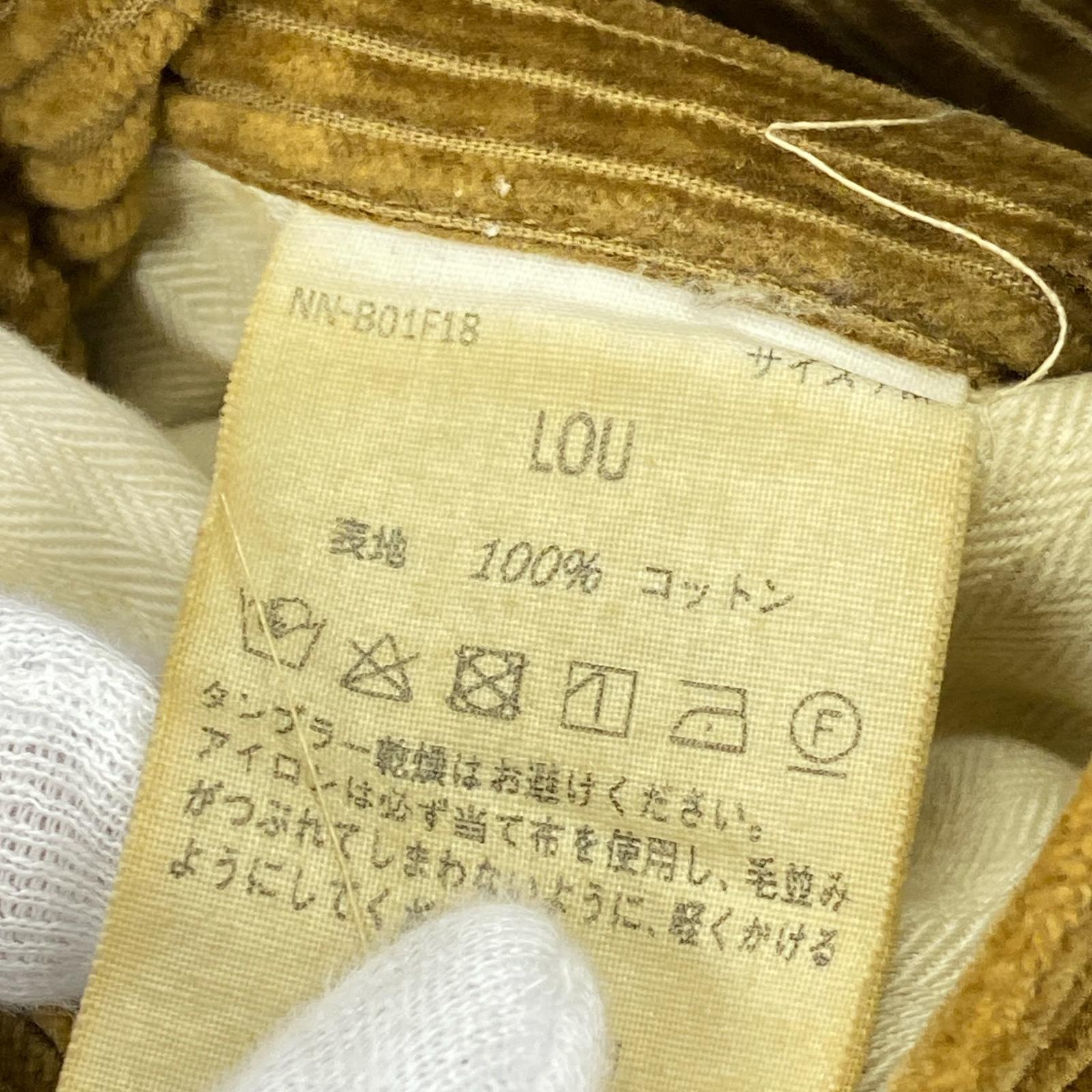 ジャケット LOU コーデュロイ ジャケット ブラウン