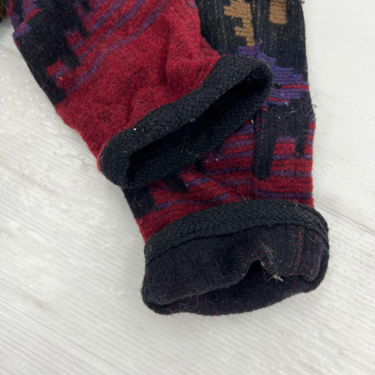 ブルゾン wool rich ﾈｲﾃｨﾌﾞ柄 L