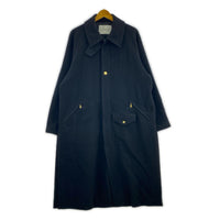 その他アウター Lamb Wool Melton Balmacaan Riders Coat ブラック
