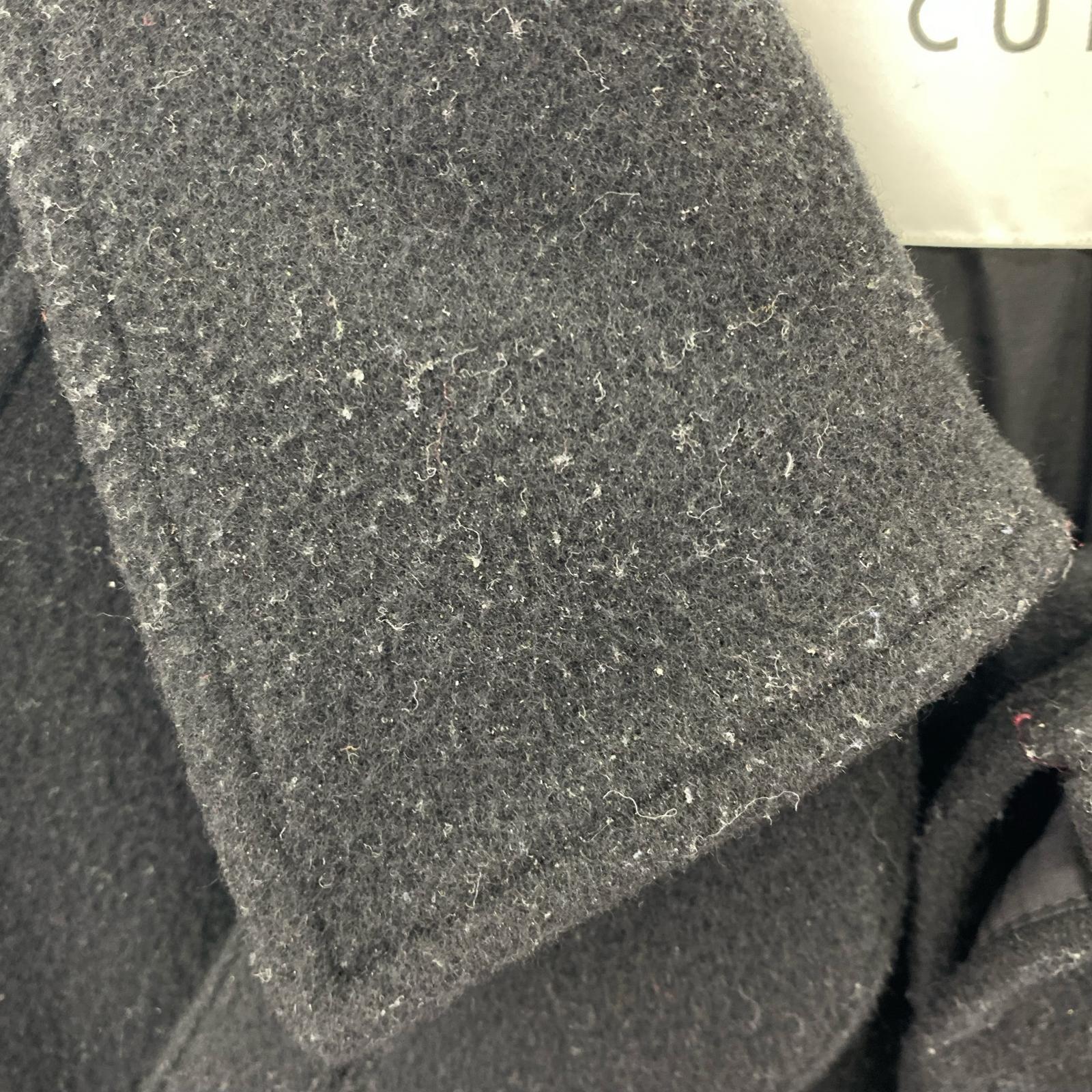 その他アウター Lamb Wool Melton Balmacaan Riders Coat ブラック
