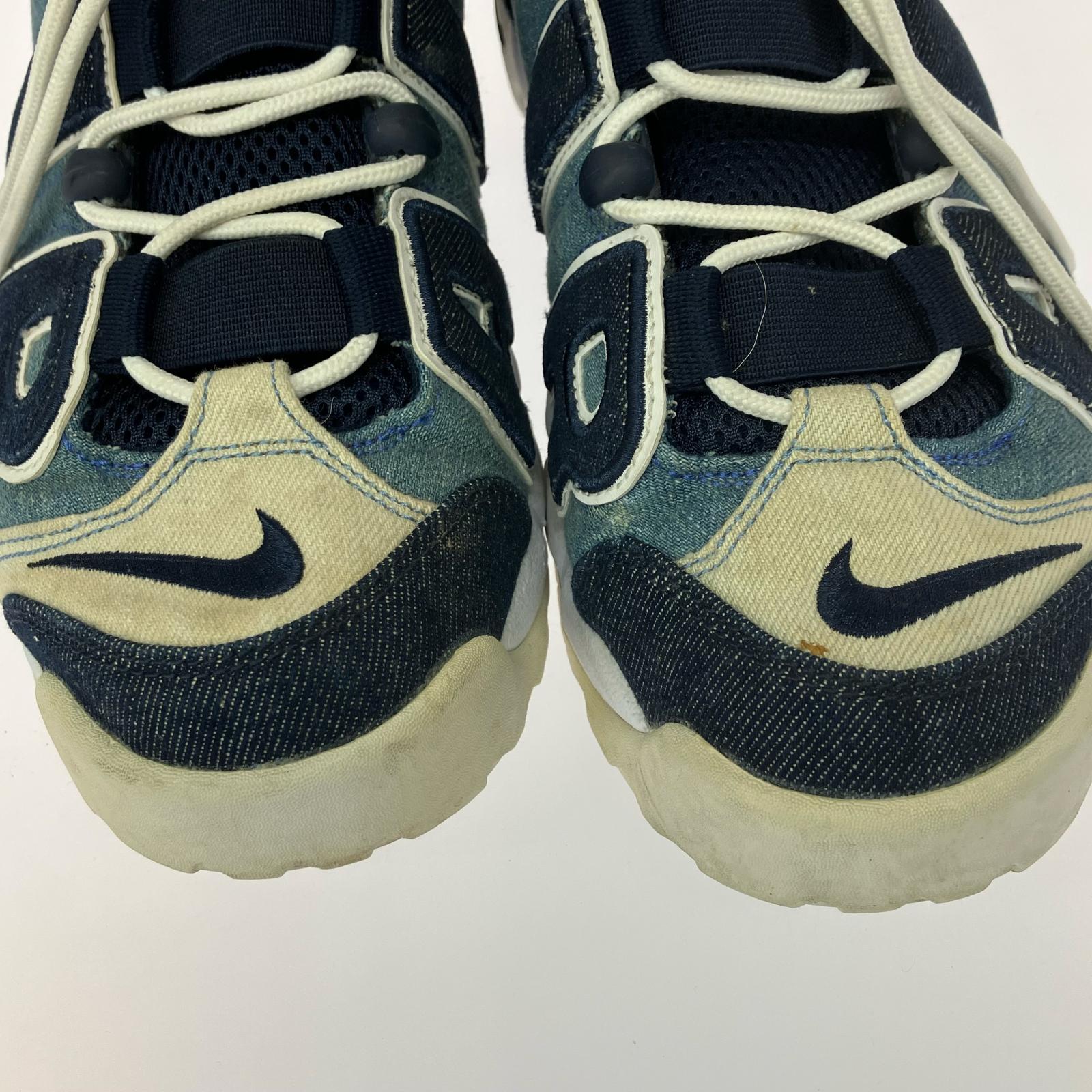 スニーカー AIR MORE UPTEMPO Denim 27.5cm 27.5cm (US9 1/2 UK9 EU45) ネイビー