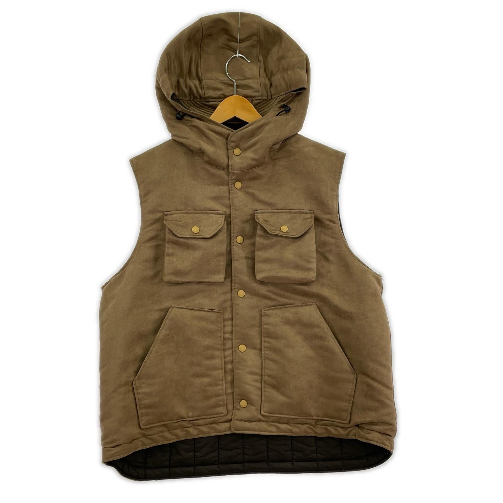 ダウンベスト PRIMALOFT/Field Vest-PC Coated Cloth M ブラウン