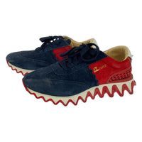 C.Louboutin LOUBISHARK ルビシャークスニーカー 43 紺×赤 43