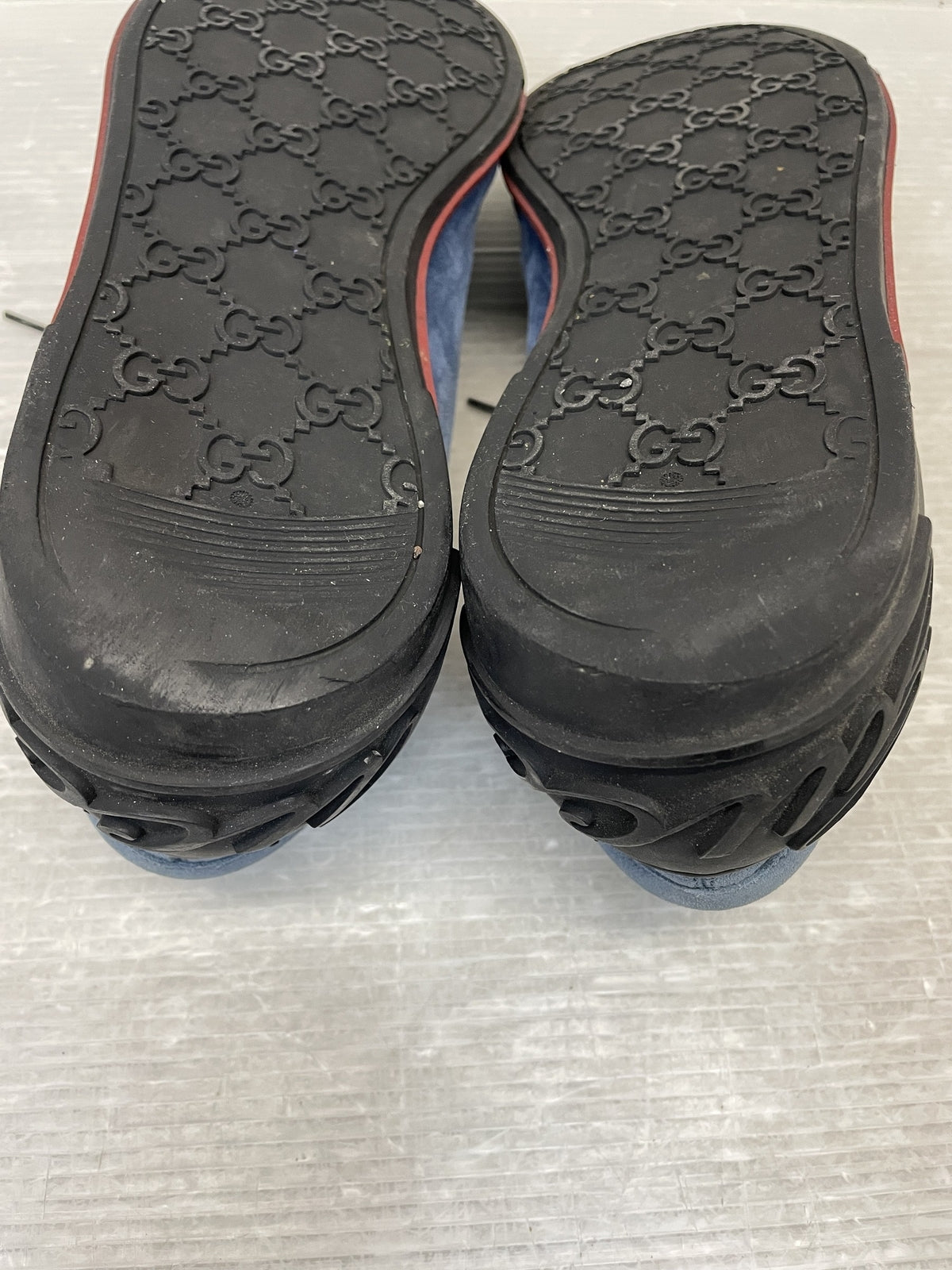 GUCCI スウェードスニーカー 10 1/2 紺