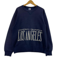 スウェット 90s RUSSELL ATHLETIC USA製 スウェット 紺 (M) M