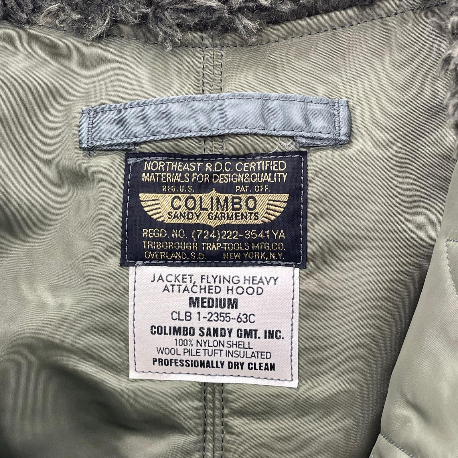 ジャケット CLB 1-2355-63C N-2B M オリーブ M
