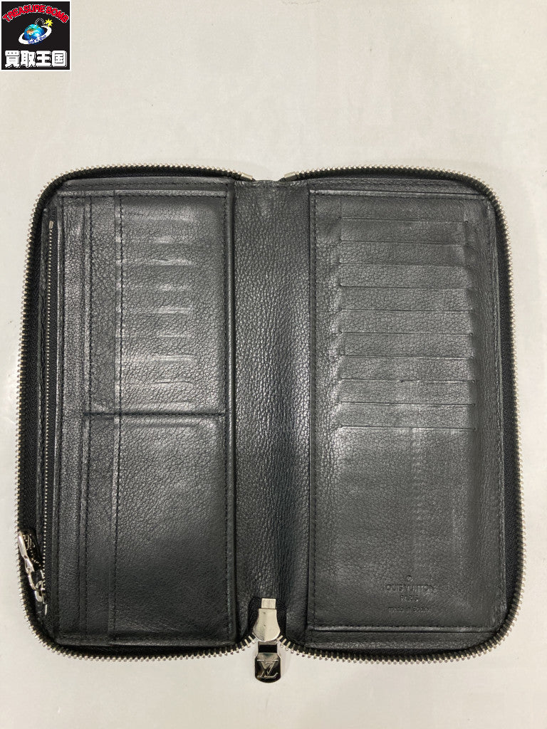 LV ジッピーウォレット ヴェルティカル 黒
