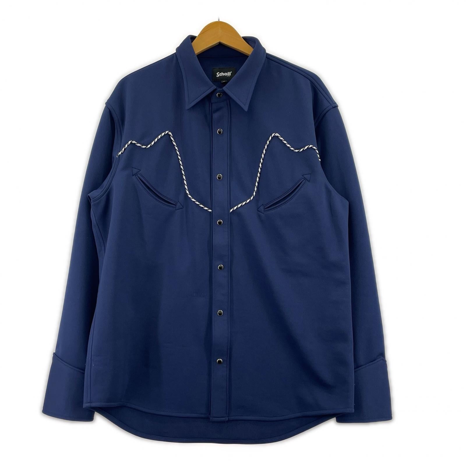 長袖シャツ JERSEY WESTERN SHIRT XL ブルー