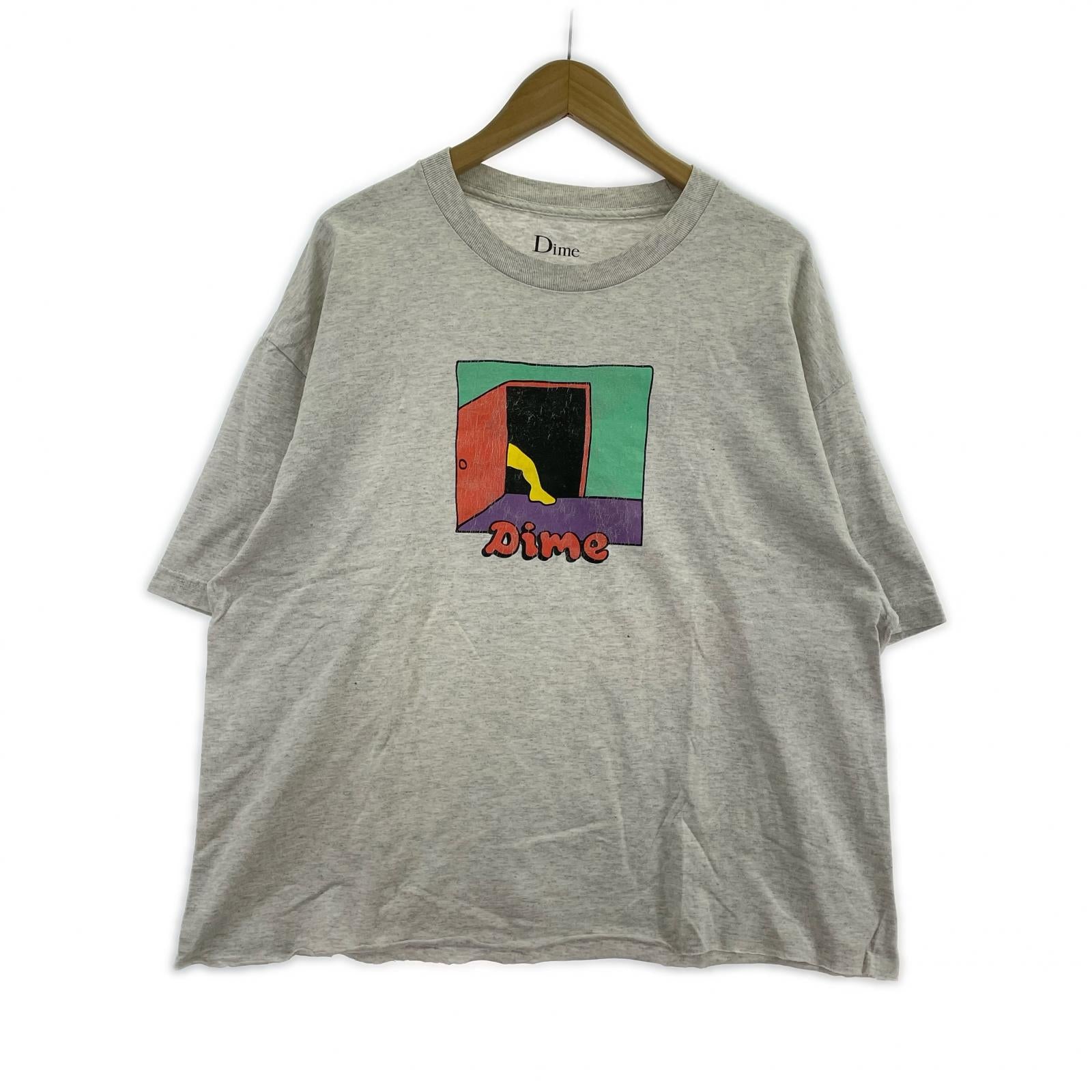 半袖Ｔシャツ DIME カットソー 白 (XL) グレー