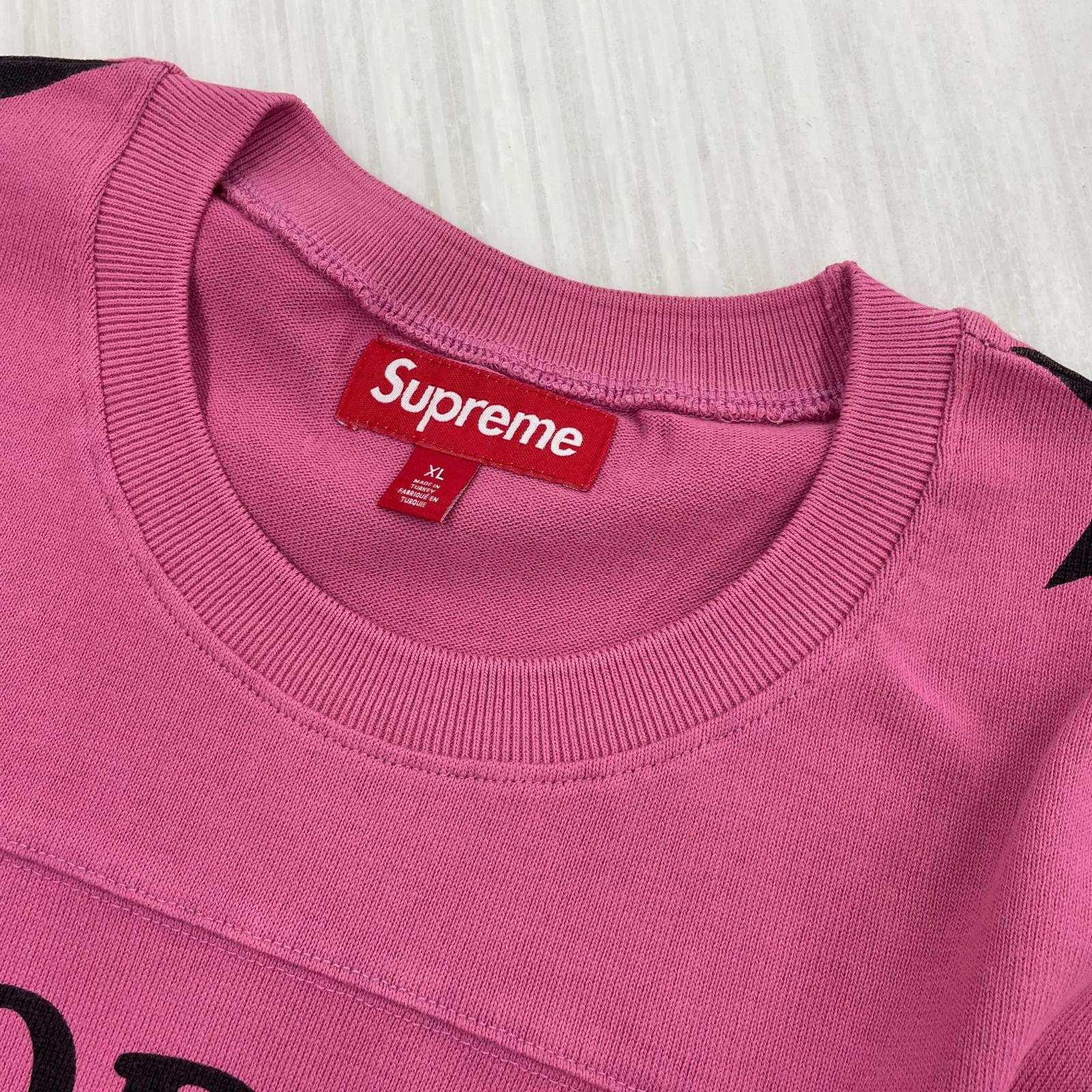 長袖Ｔシャツ Supreme×PlayBoy 26SS L/S Football Top Pink XL ピンク ピンク