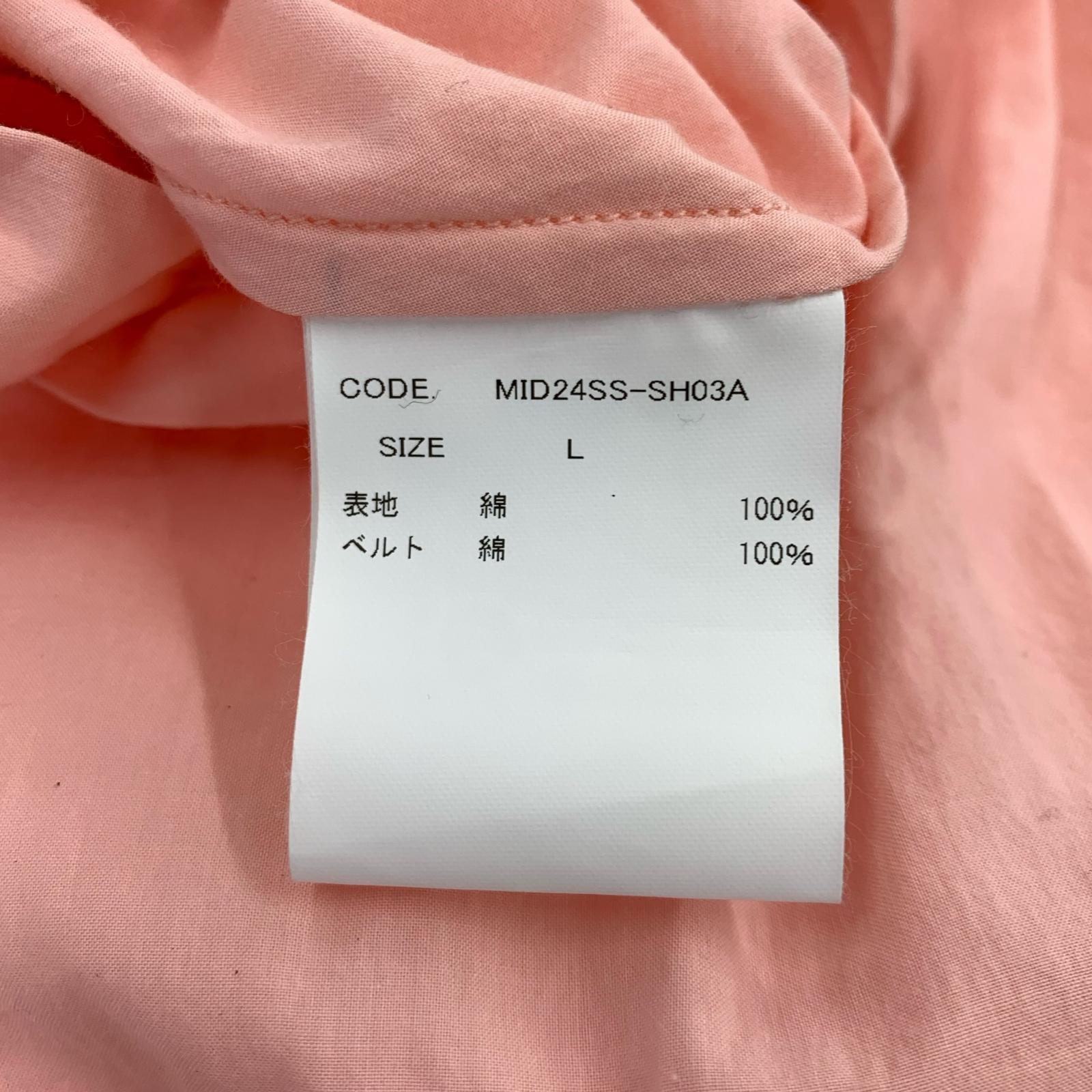 オーバーオール 24SS H/S JUMP SUITS PINK (L) L ピンク