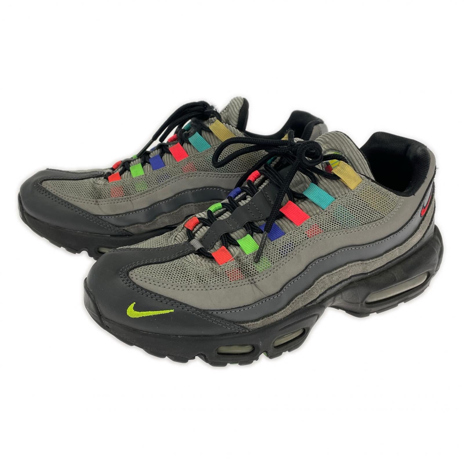 スニーカー AIR MAX 95 SE Tv Color Bars (27cm) CW6575-001 27cm (US9 UK8 1/2 EU44) グレー
