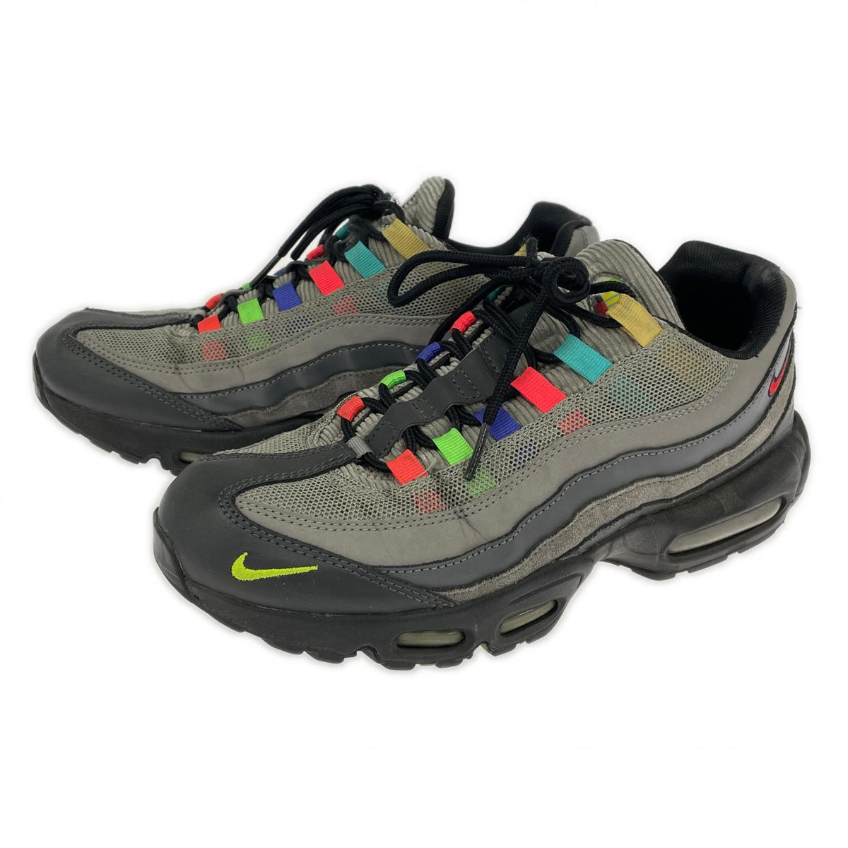 スニーカー AIR MAX 95 SE Tv Color Bars (27cm) CW6575-001 27cm (US9 UK8 1/2 EU44) グレー