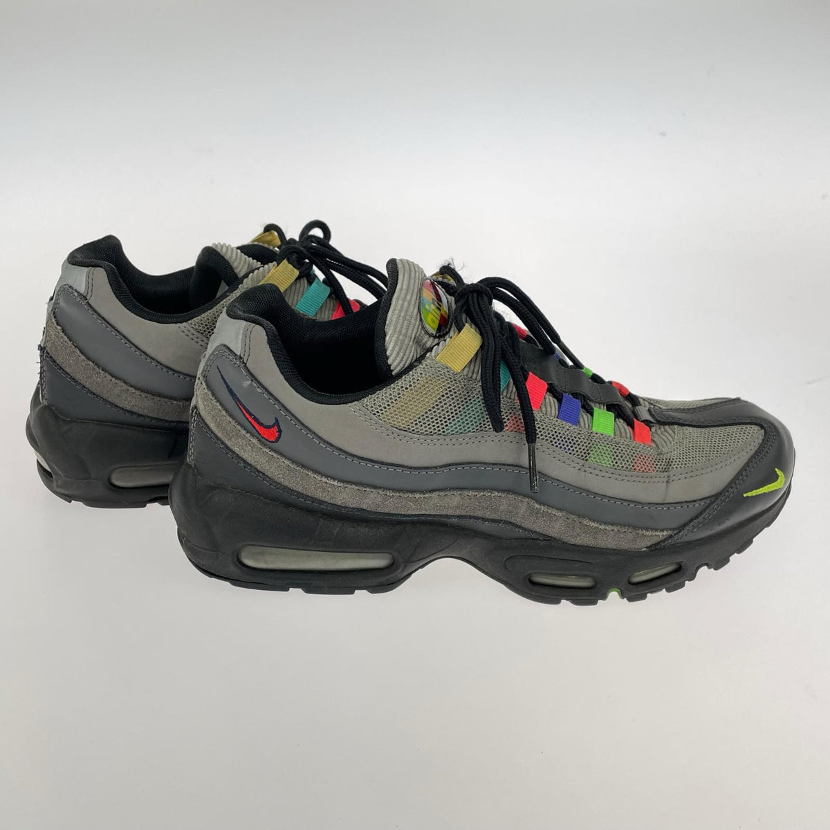 スニーカー AIR MAX 95 SE Tv Color Bars (27cm) CW6575-001 27cm (US9 UK8 1/2 EU44) グレー
