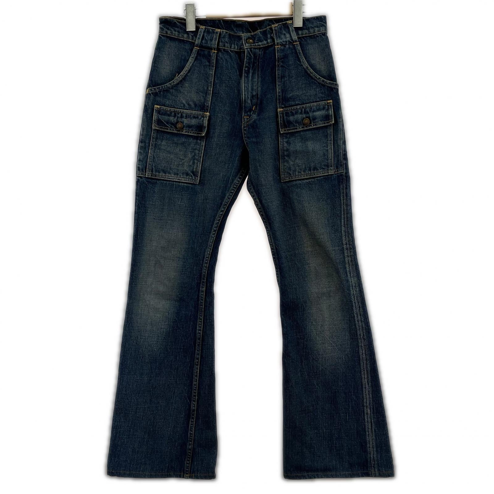 デニムパンツ DUBBLEWORKS ブッシュパンツ (32) 32 ブルー