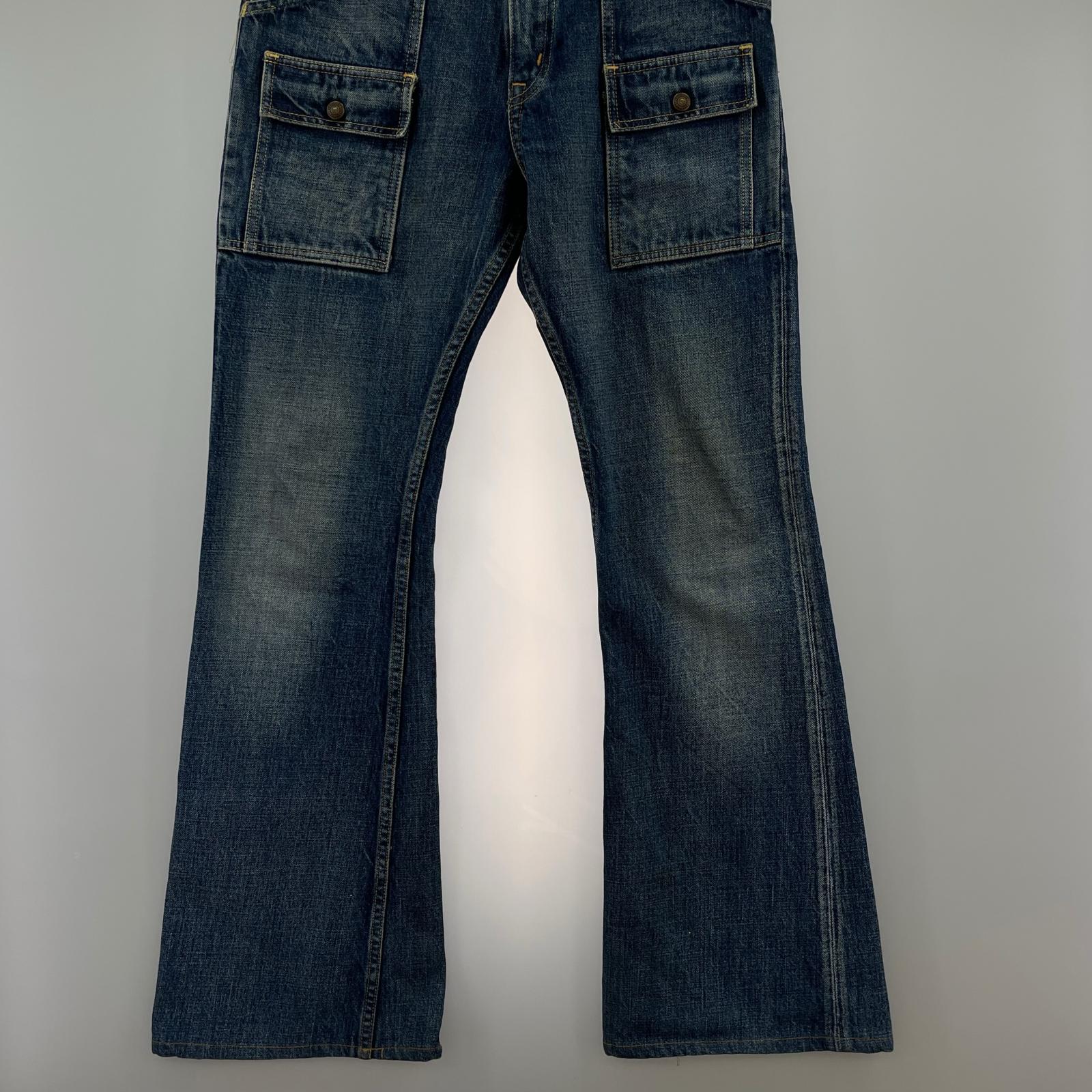 デニムパンツ DUBBLEWORKS ブッシュパンツ (32) 32 ブルー