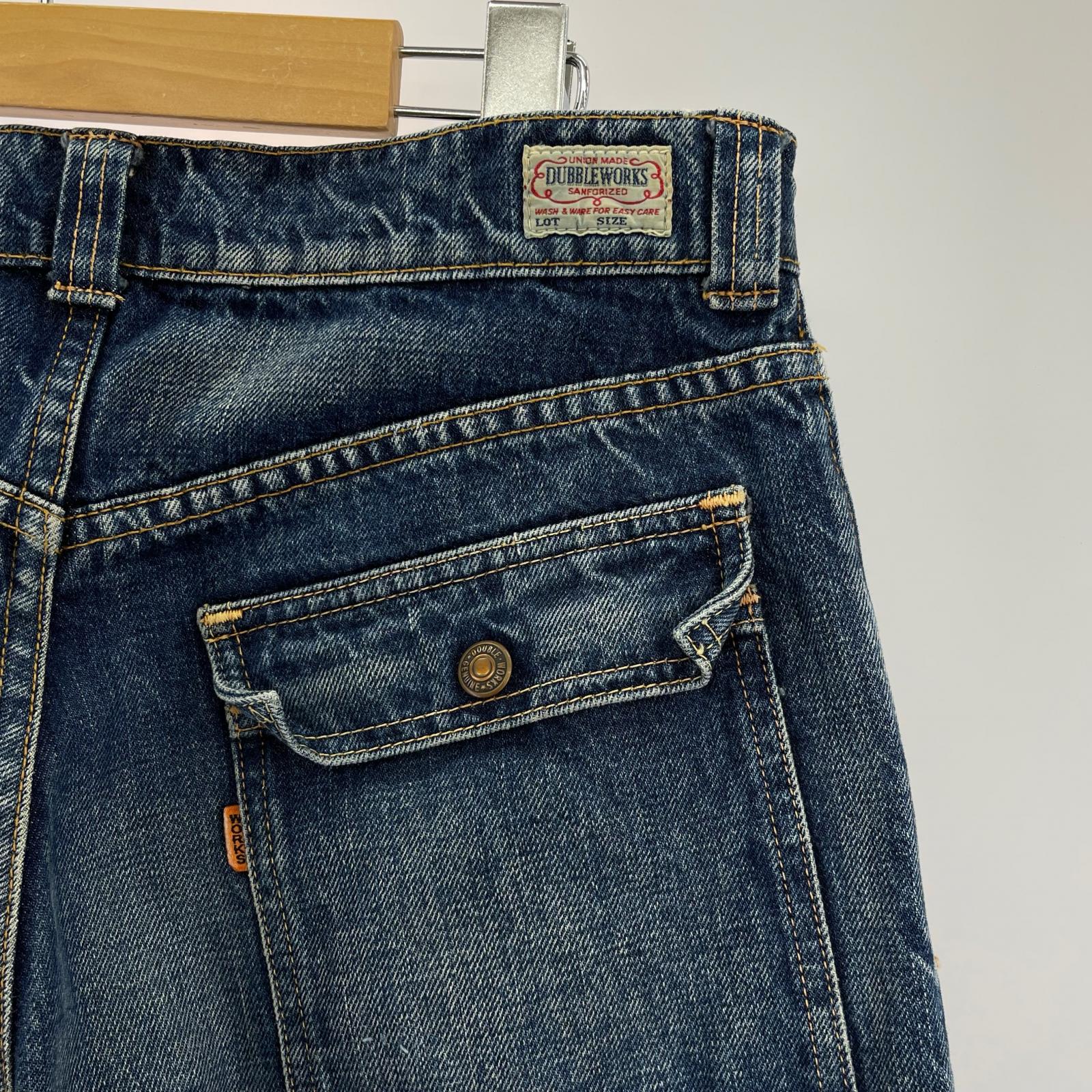 デニムパンツ DUBBLEWORKS ブッシュパンツ (32) 32 ブルー