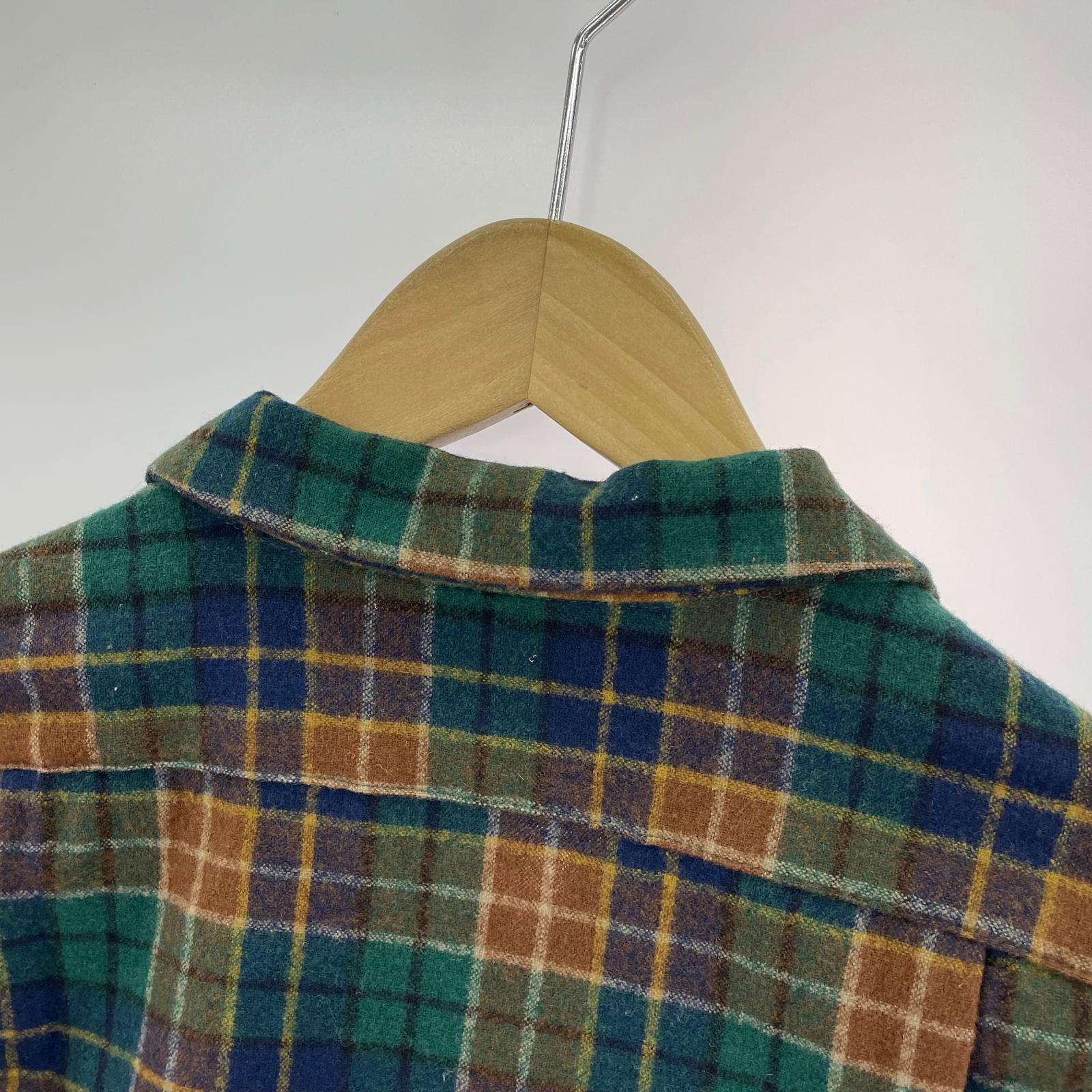 長袖シャツ PENDLETON ウールシャツ 90s~ (L) L
