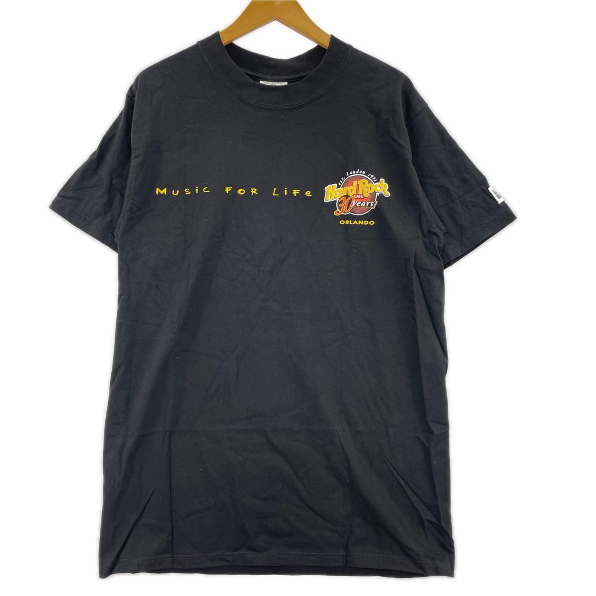 半袖Ｔシャツ HARD ROCK 黒 M ブラック