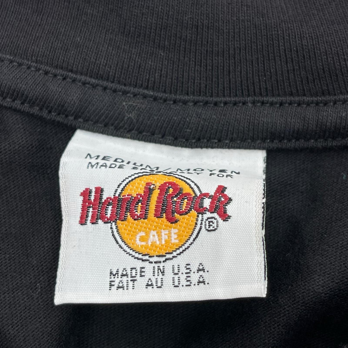 半袖Ｔシャツ HARD ROCK 黒 M ブラック