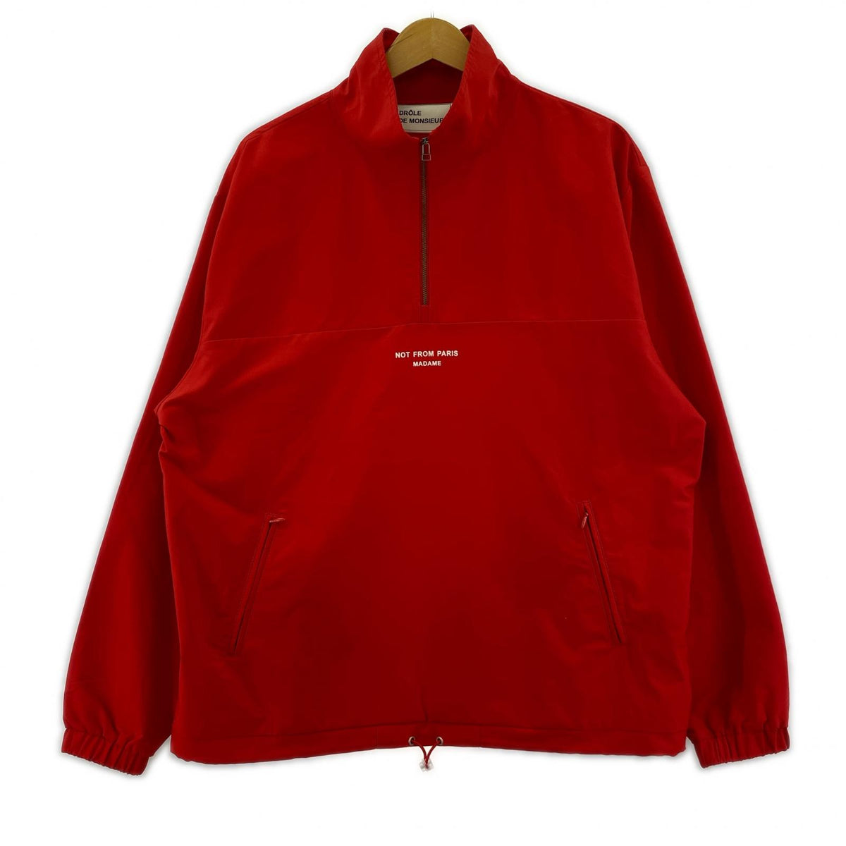 その他トップス ﾅｲﾛﾝﾊｰﾌｼﾞｯﾌﾟｶｯﾄｿｰ ﾚｯﾄﾞ S S レッド