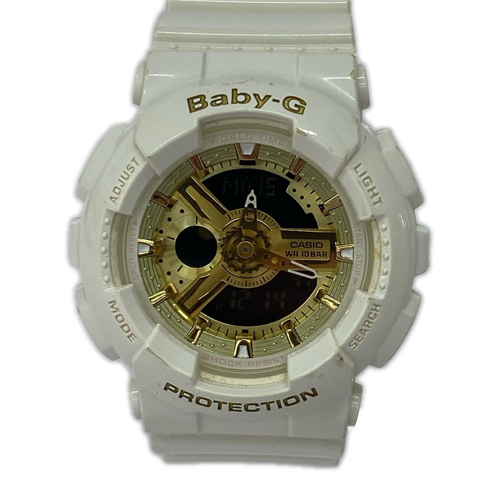 腕時計 Baby-G BA-110GBG ホワイト ホワイト