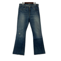 デニムパンツ 00s USA企画レプリカ USA製 646 Flare Denim ブルー