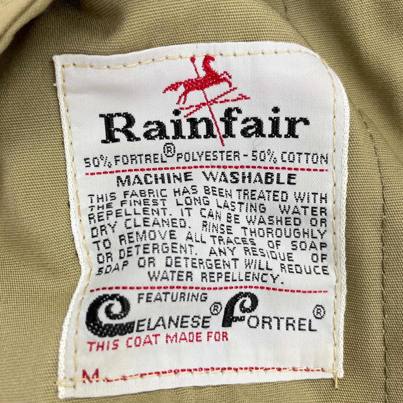 ジャケット 60~70s Rain fair ステンカラーコート ベージュ M ベージュ