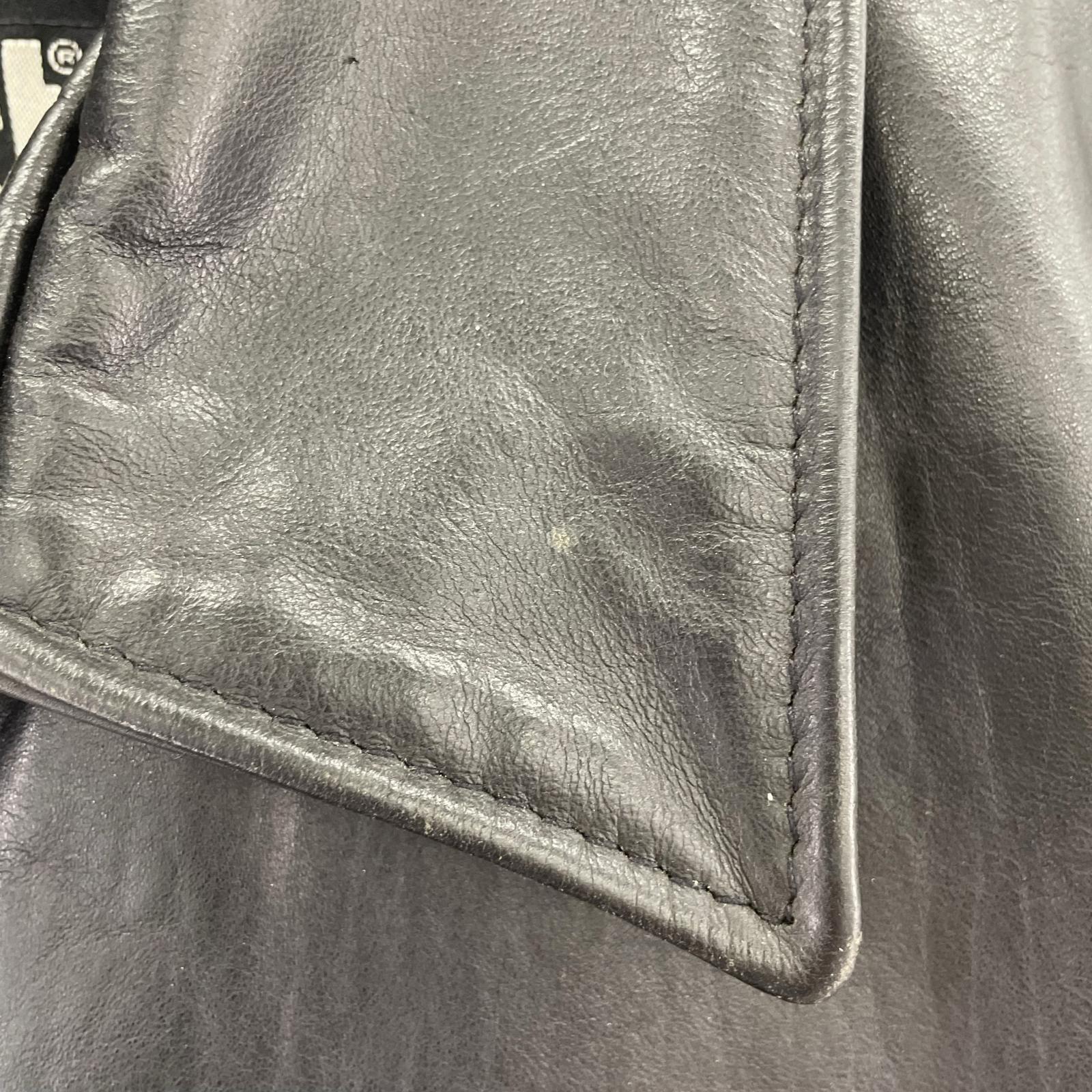 レザージャケット schott レザー シングル トラッカージャケット 40 黒 40 ブラック