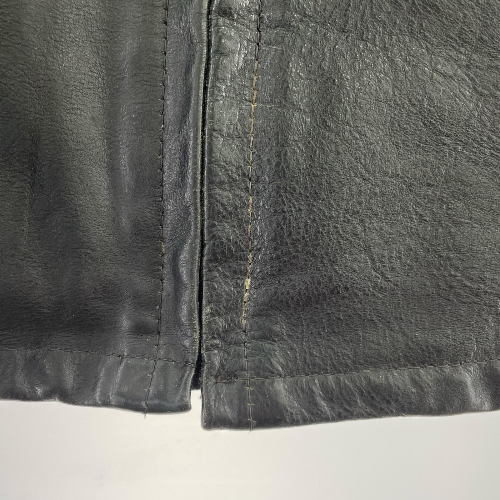 レザージャケット schott レザー シングル トラッカージャケット 40 黒 40 ブラック