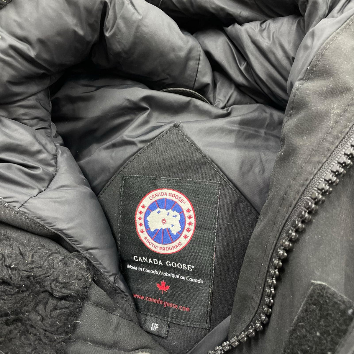 ダウンジャケット CANADA GOOSE Citadel Parka ｼﾀﾃﾞﾙﾊﾟｰｶｰ ﾌｧｰﾀﾞｳﾝｼﾞｬｹｯﾄ S ﾌﾞﾗｯｸ S ブラック