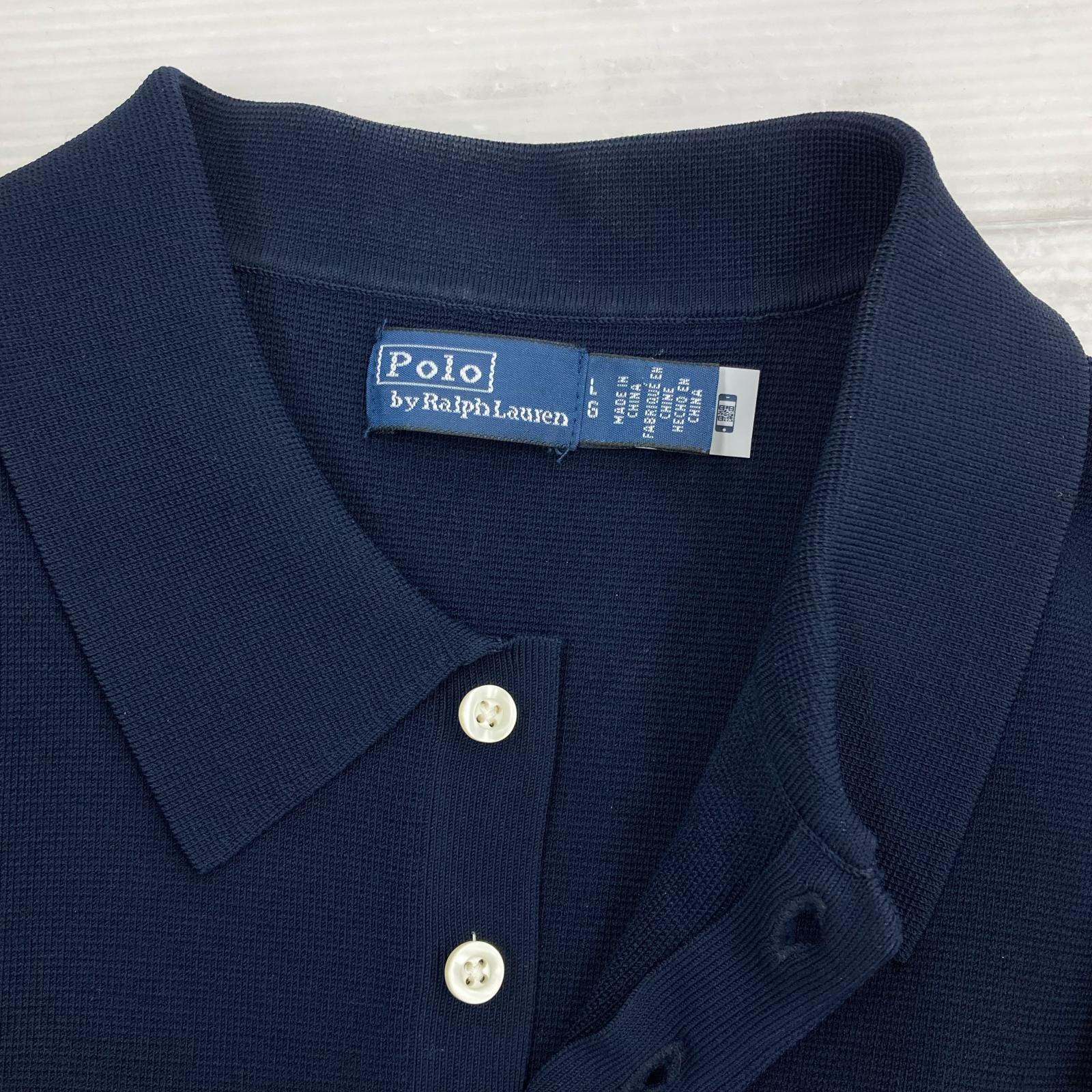ワンピース POLO RALPH LAUREN　セーターボディスドレス　ネイビー　LG ネイビー