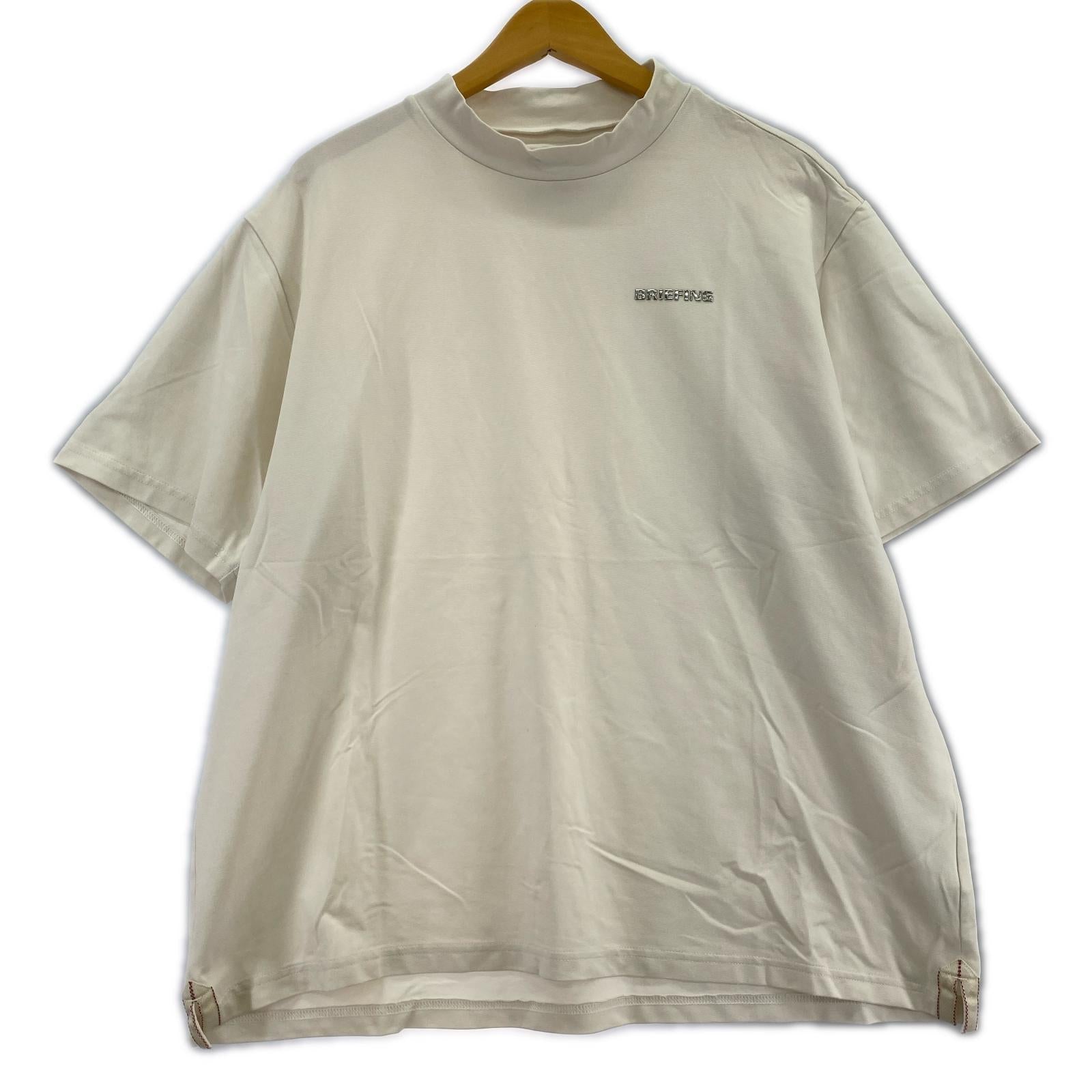 半袖Ｔシャツ BRIEFING メタルライクロゴTee L アイボリー L ベージュ
