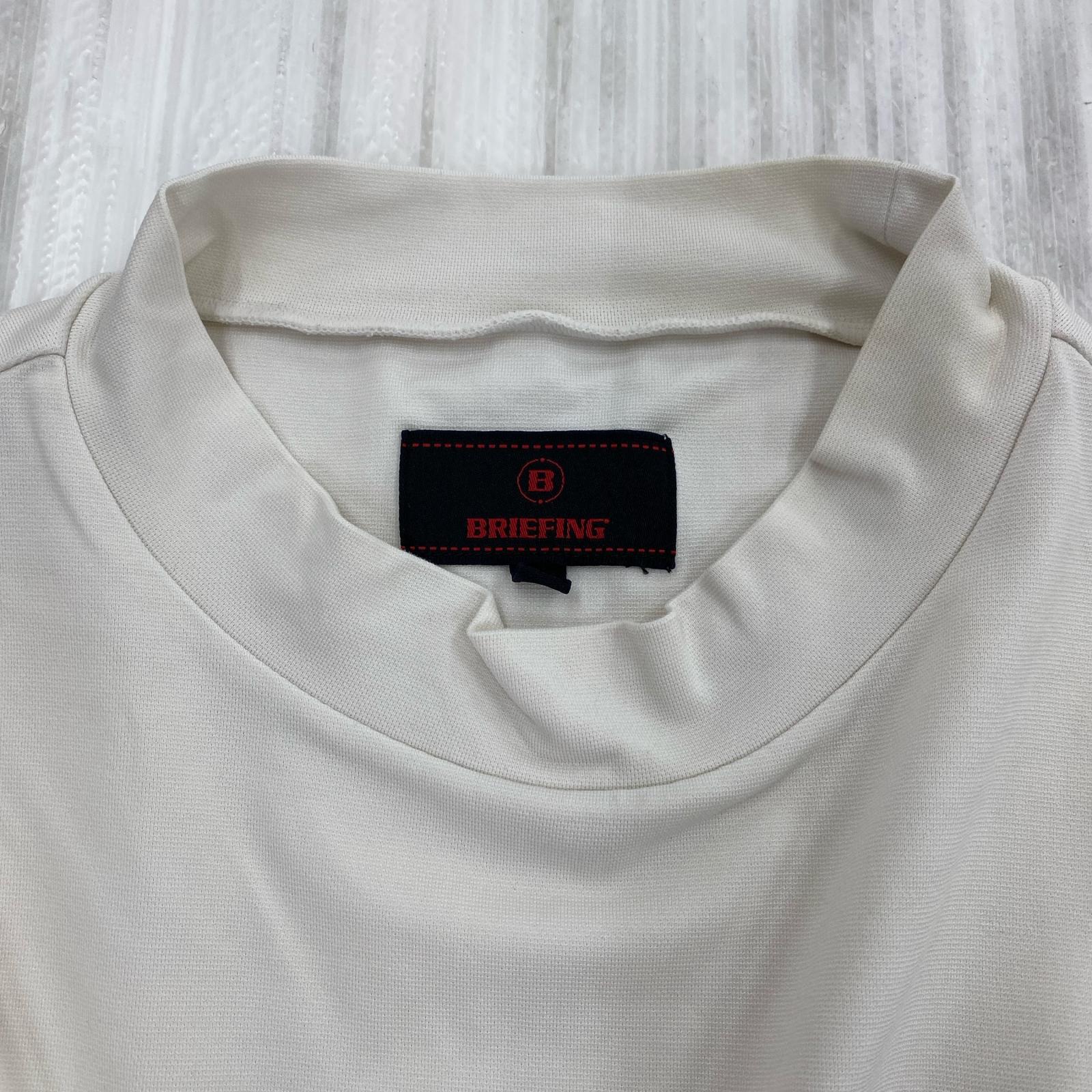 半袖Ｔシャツ BRIEFING メタルライクロゴTee L アイボリー L ベージュ