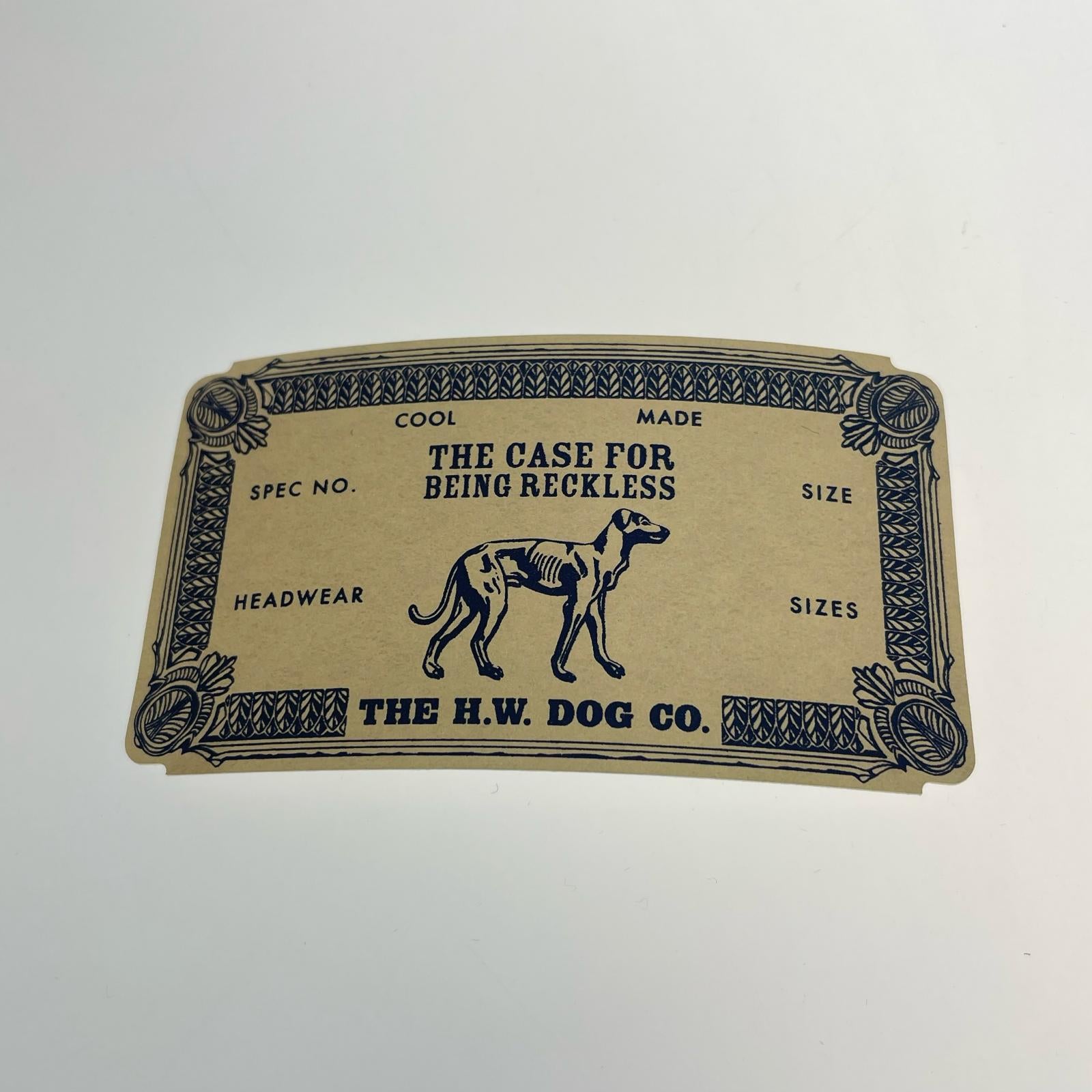 ハット HW DOG CO パナマハット ブラウン