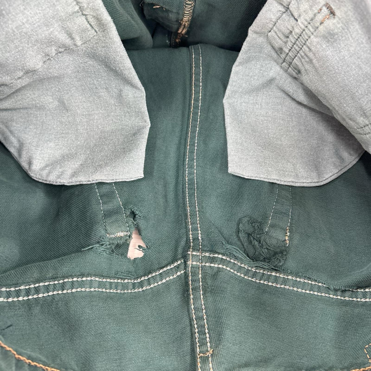 デニムパンツ Levi's 90s SILVER TAB 襤褸 ﾊﾞｷﾞｰﾃﾞﾆﾑﾊﾟﾝﾂ グリーン