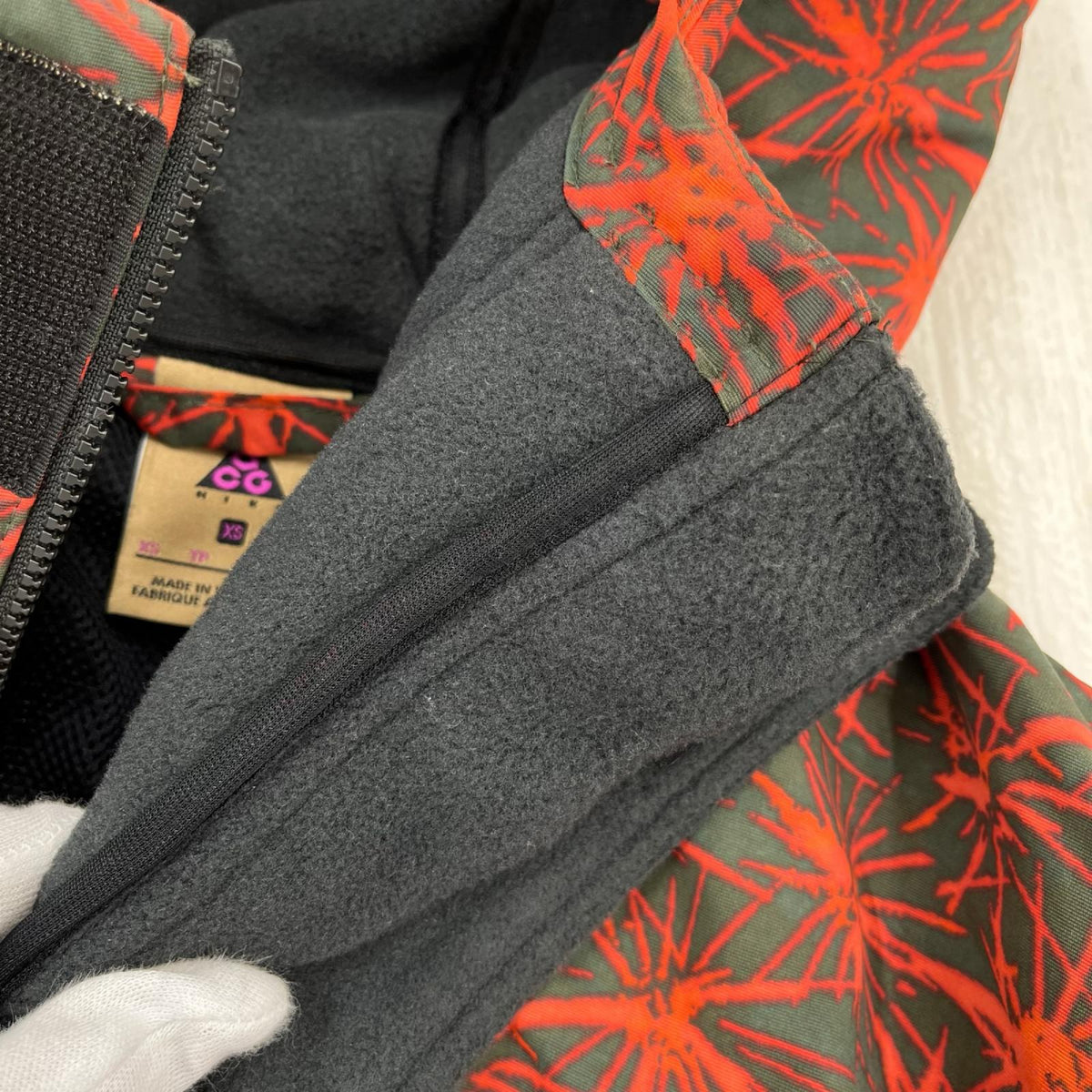 ジャケット ACG ﾌﾘｰｽ切替 総柄