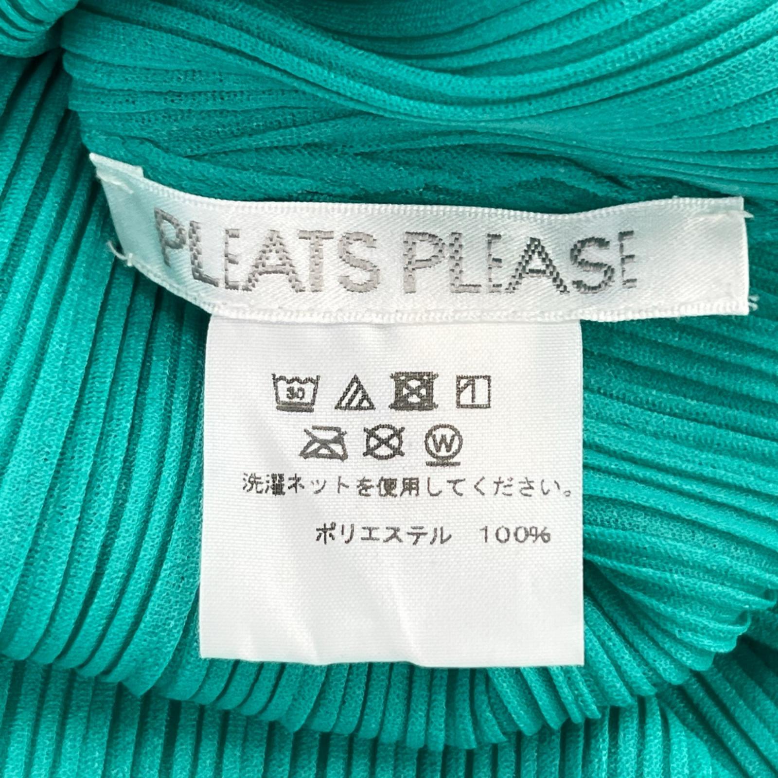 ワンピース PLEATS PLEASE ミニワンピース(3) PP71-FT344 グリーン グリーン