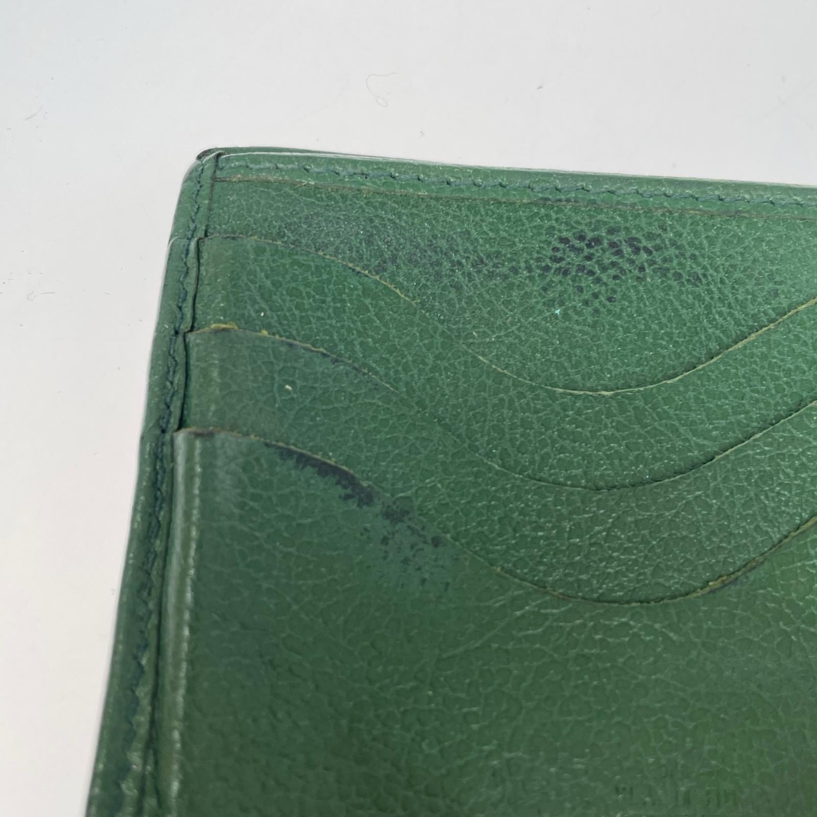 コンパクトウォレット 二つ折り財布 グリーン グリーン