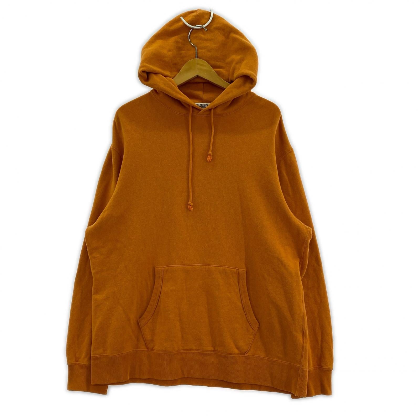 パーカー used加工 オレンジ L L オレンジ