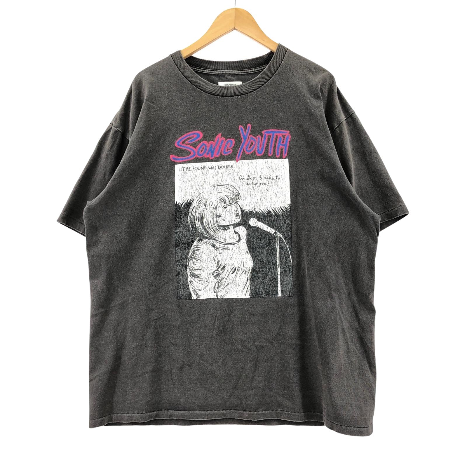 半袖Ｔシャツ sonic youth insonia グレー