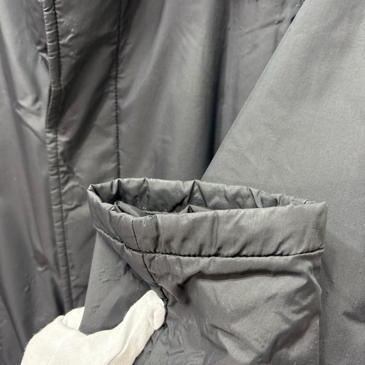 00s PRADA SPORT ナイロンステンカラーコート 48