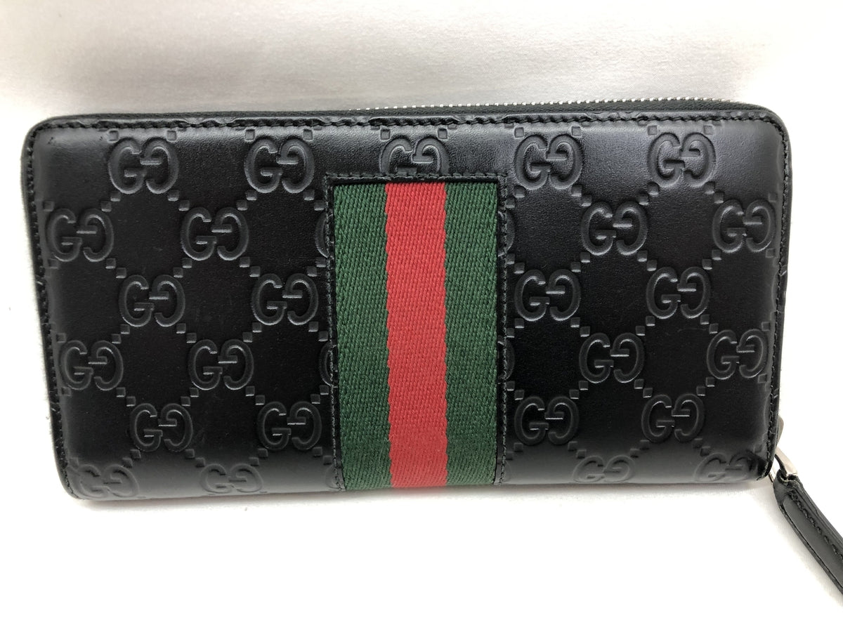 ｼﾏ ｼｪﾘｰ ﾗｳﾝﾄﾞZIP長財布 ﾚｻﾞｰ 黒 408831